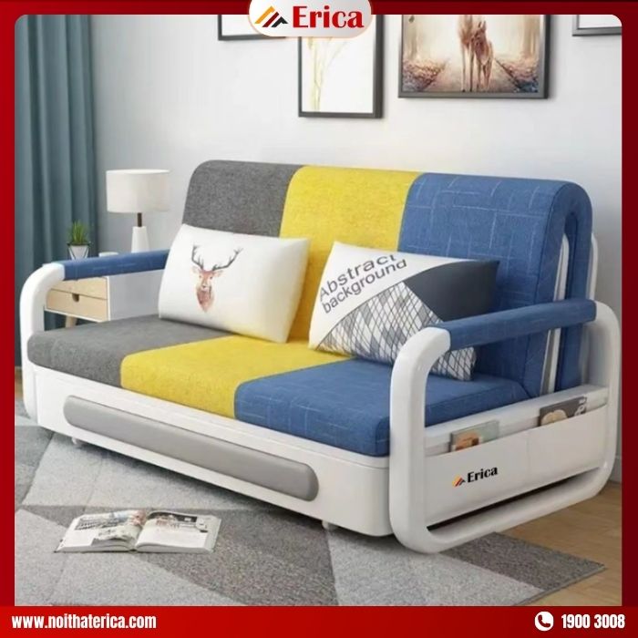 Bộ sofa đẹp cho phòng khách nhỏ Erica E5