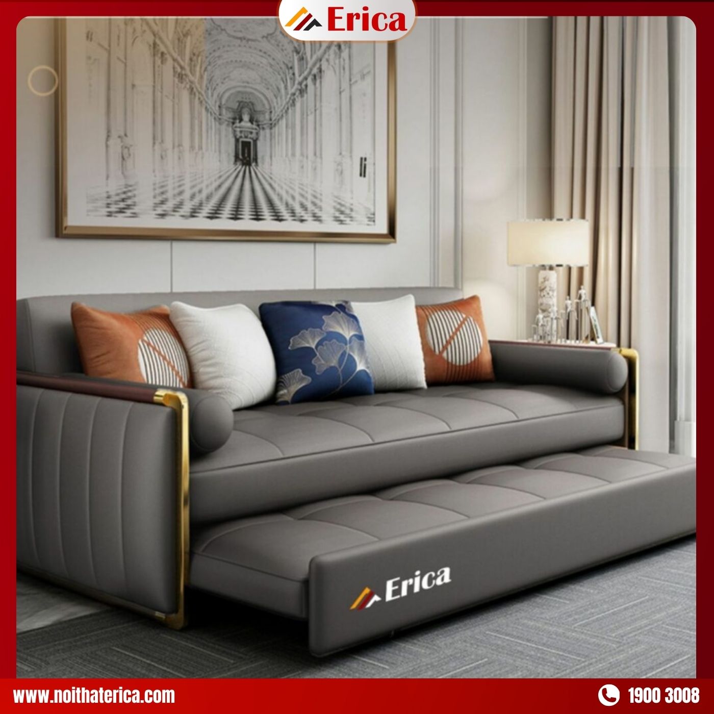 Ghế sofa nhập khẩu italia ERICA LX8