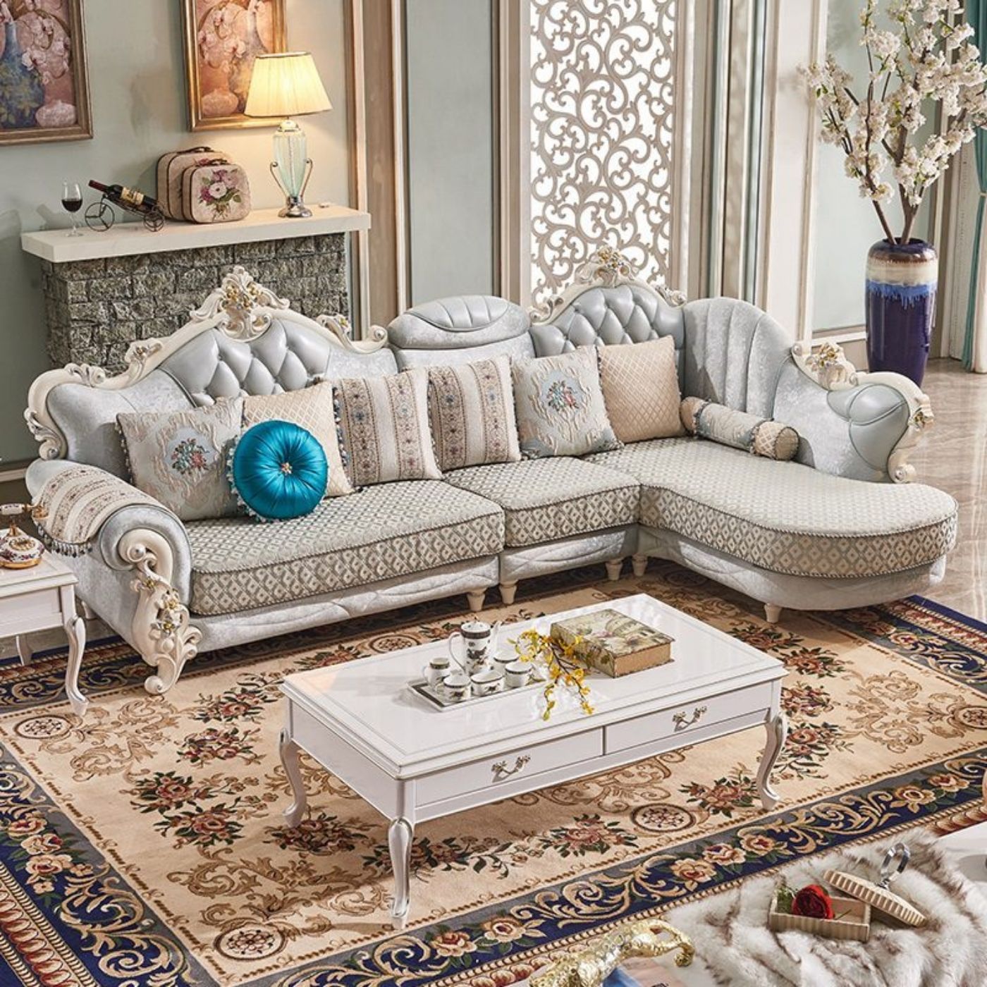 Sofa phong cách châu âu cổ điển