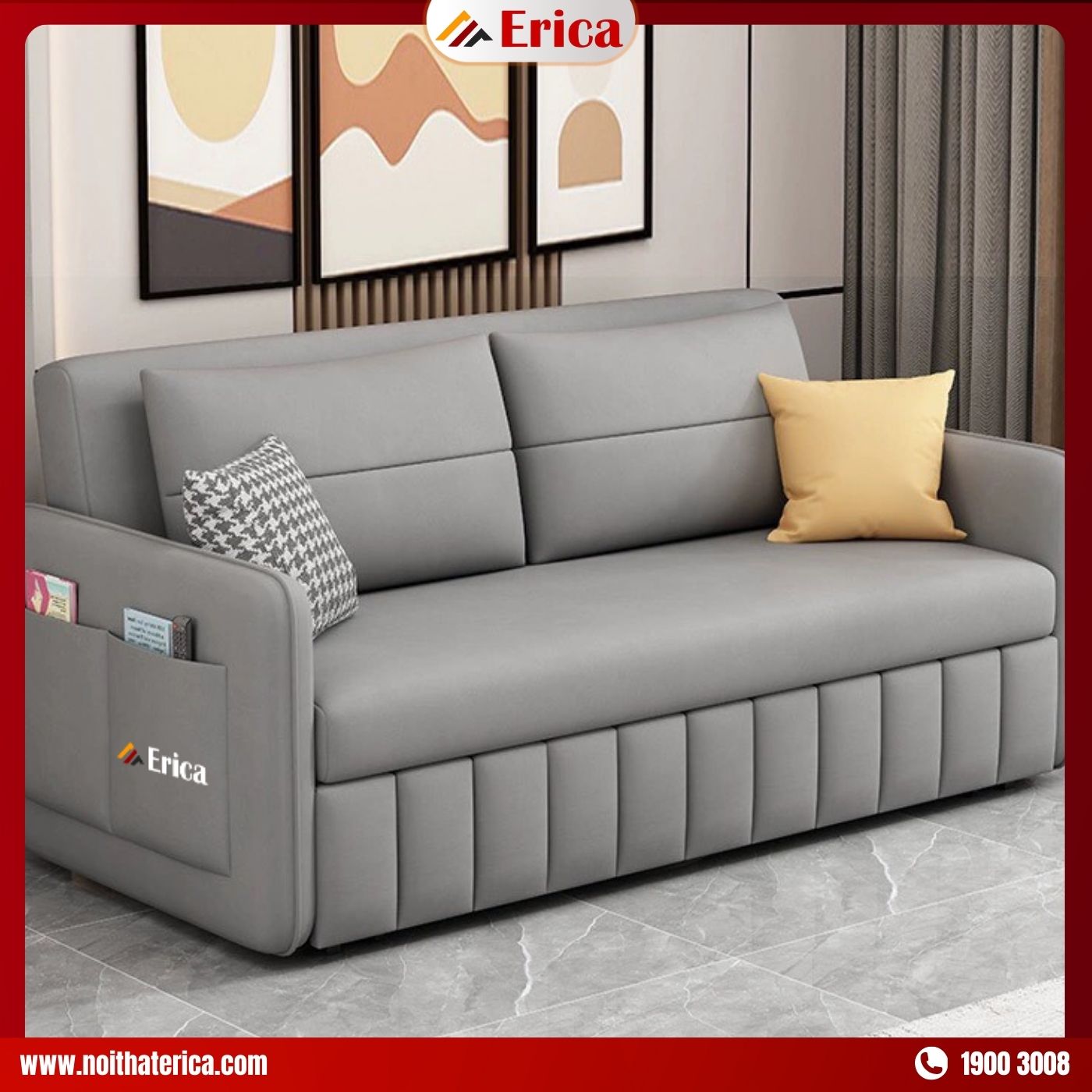 Mẫu sofa đẹp ERICA ED3 cao cấp tại TPHCM