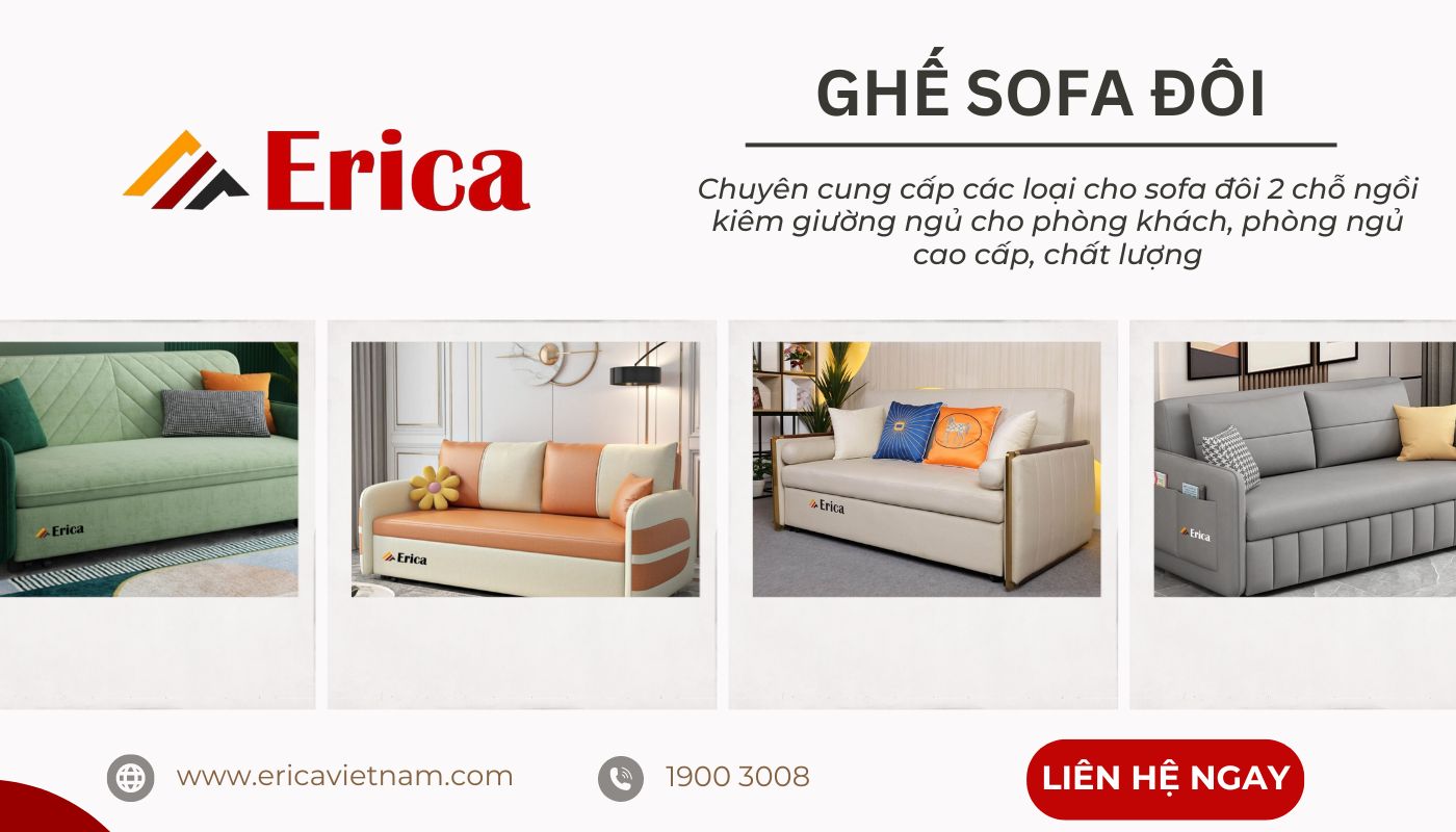 Địa chỉ mua sofa đôi, sofa 2 chỗ giá rẻ. uy tín