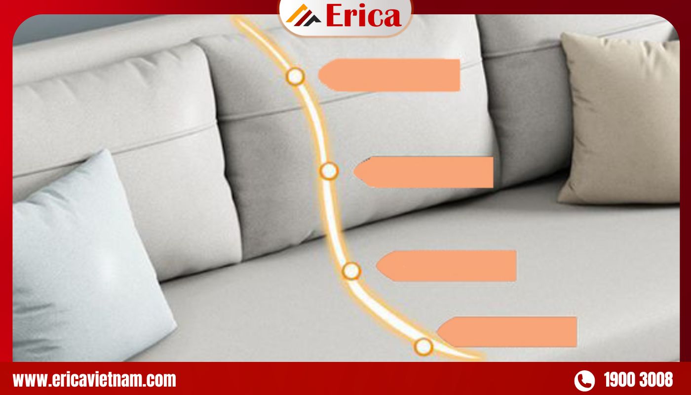 Các mẫu sofa nhập khẩu có thiết kế bảo vệ cột sống