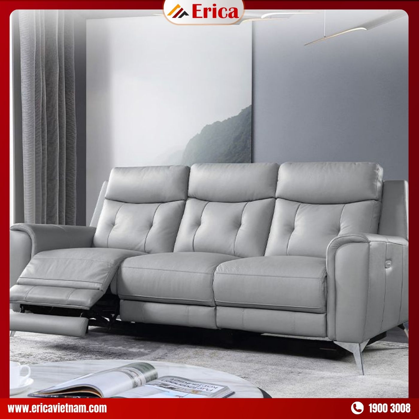 Sofa giường vải da chất liệu cao cấp