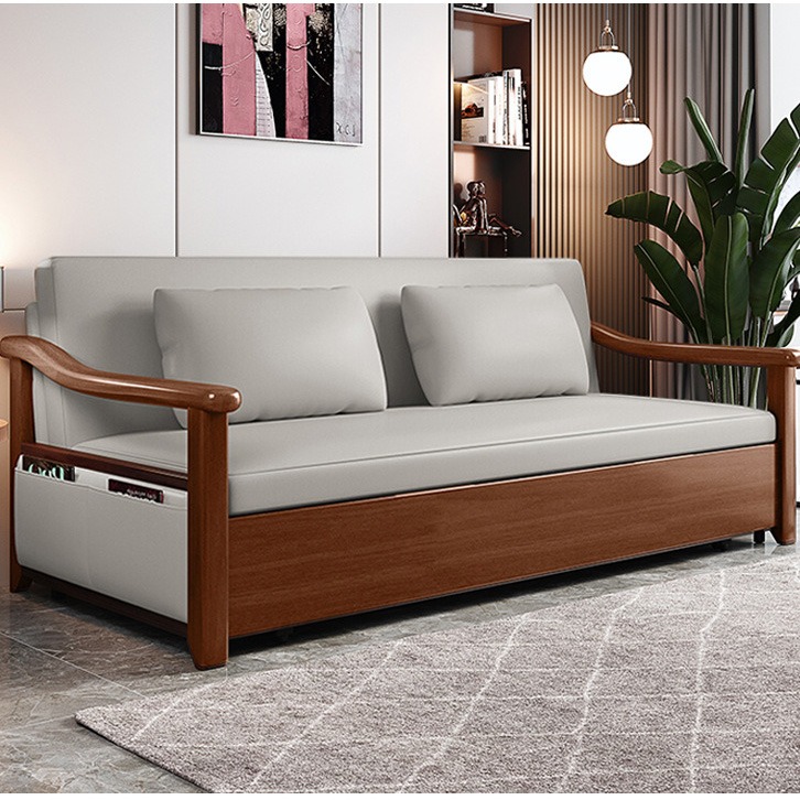 sofa giường gỗ thông minh nhập khẩu Erica EC2