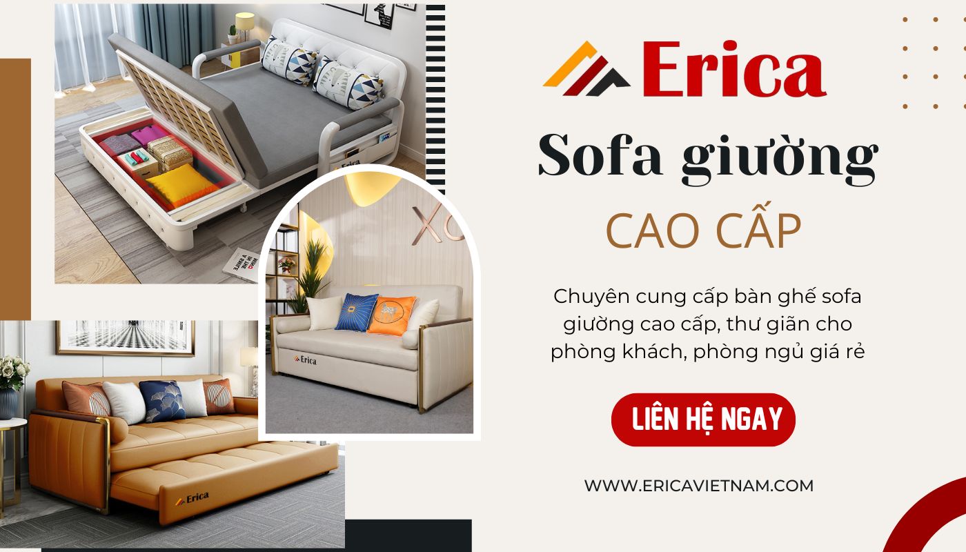 Erica - Cửa hàng bán giường ghế Sofa cao cấp, giá rẻ