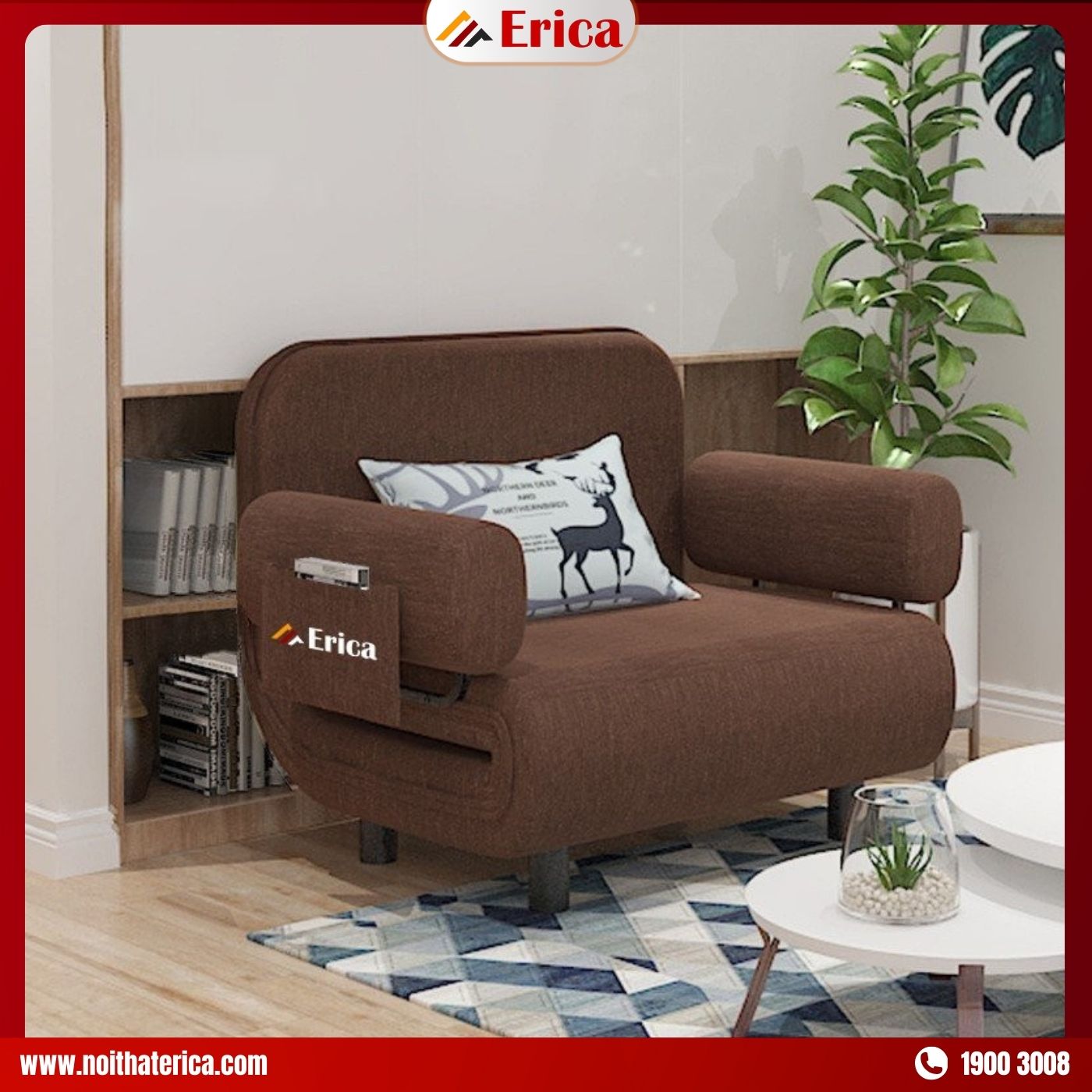 Ghế sofa giường gấp gọn thông minh Erica M8