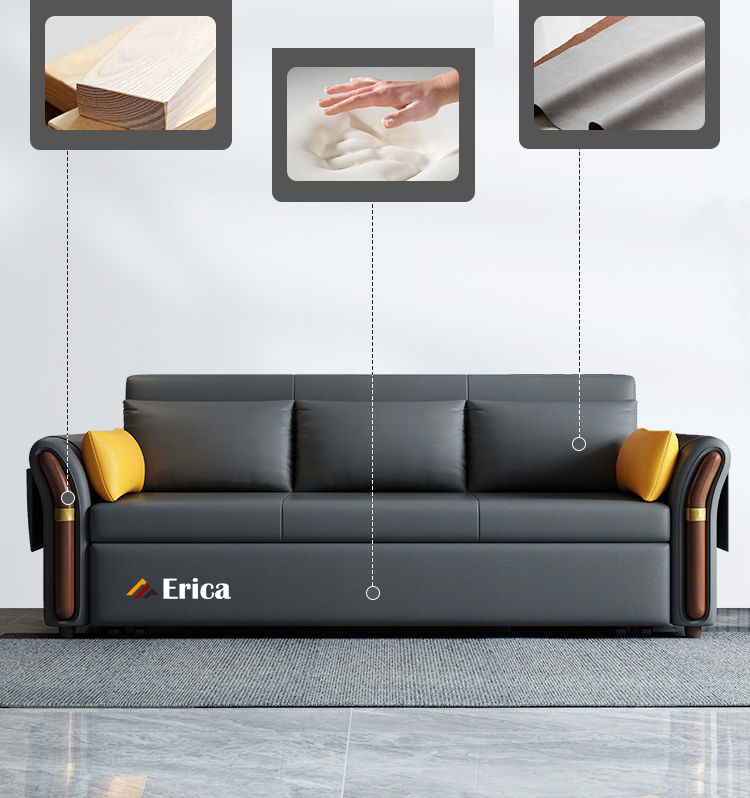 Giường sofa Erica EG2 với chất liệu cao cấp