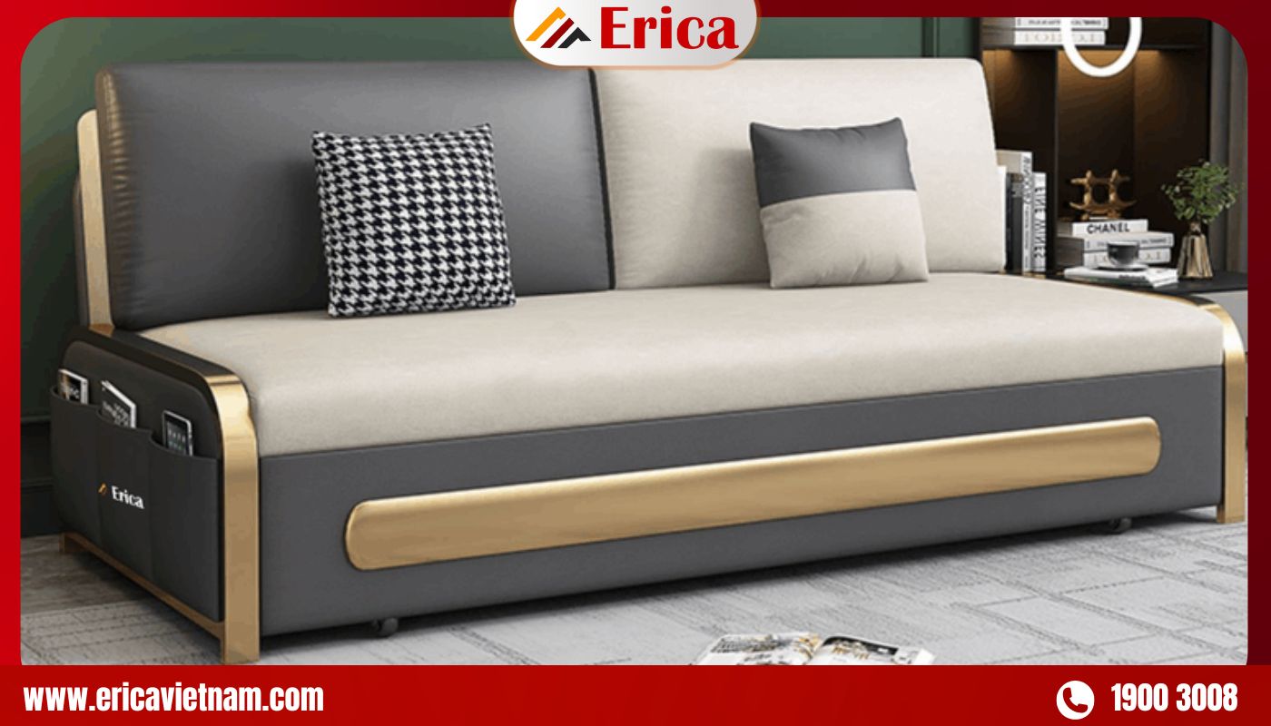 Sofa văn phòng chất liệu da