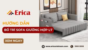 Cách kê sofa giường đúng cách