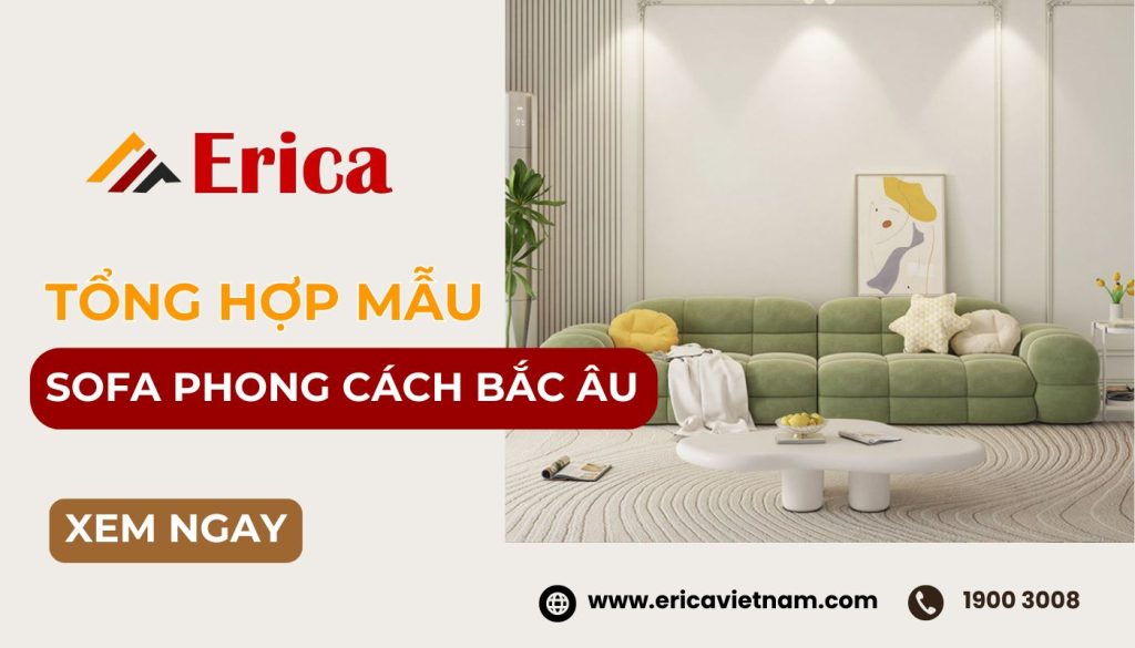 Tổng hợp các mẫu sofa phong cách Scandinavian đẹp nhất