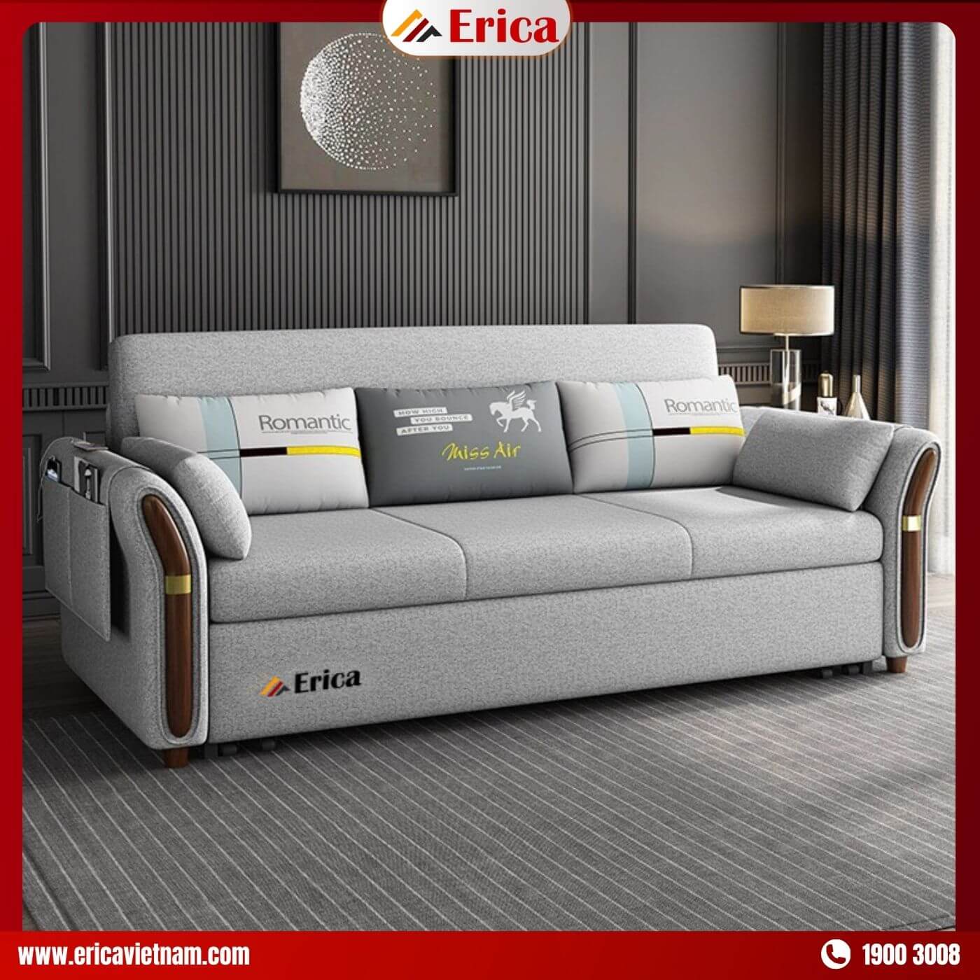 Sofa phong cách Bắc Âu sang trọng