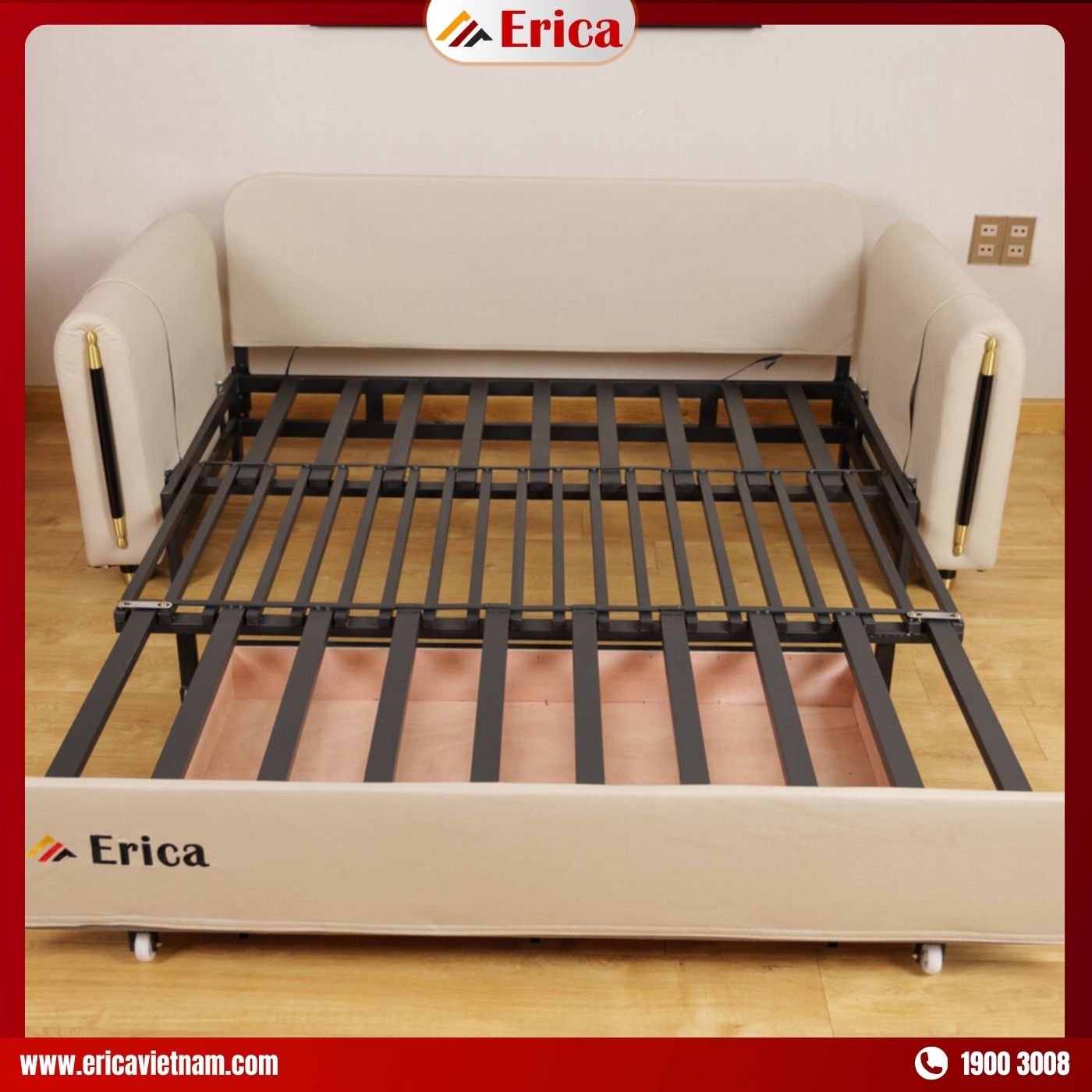 Ghế sopha dài 1m5 Erica ED7