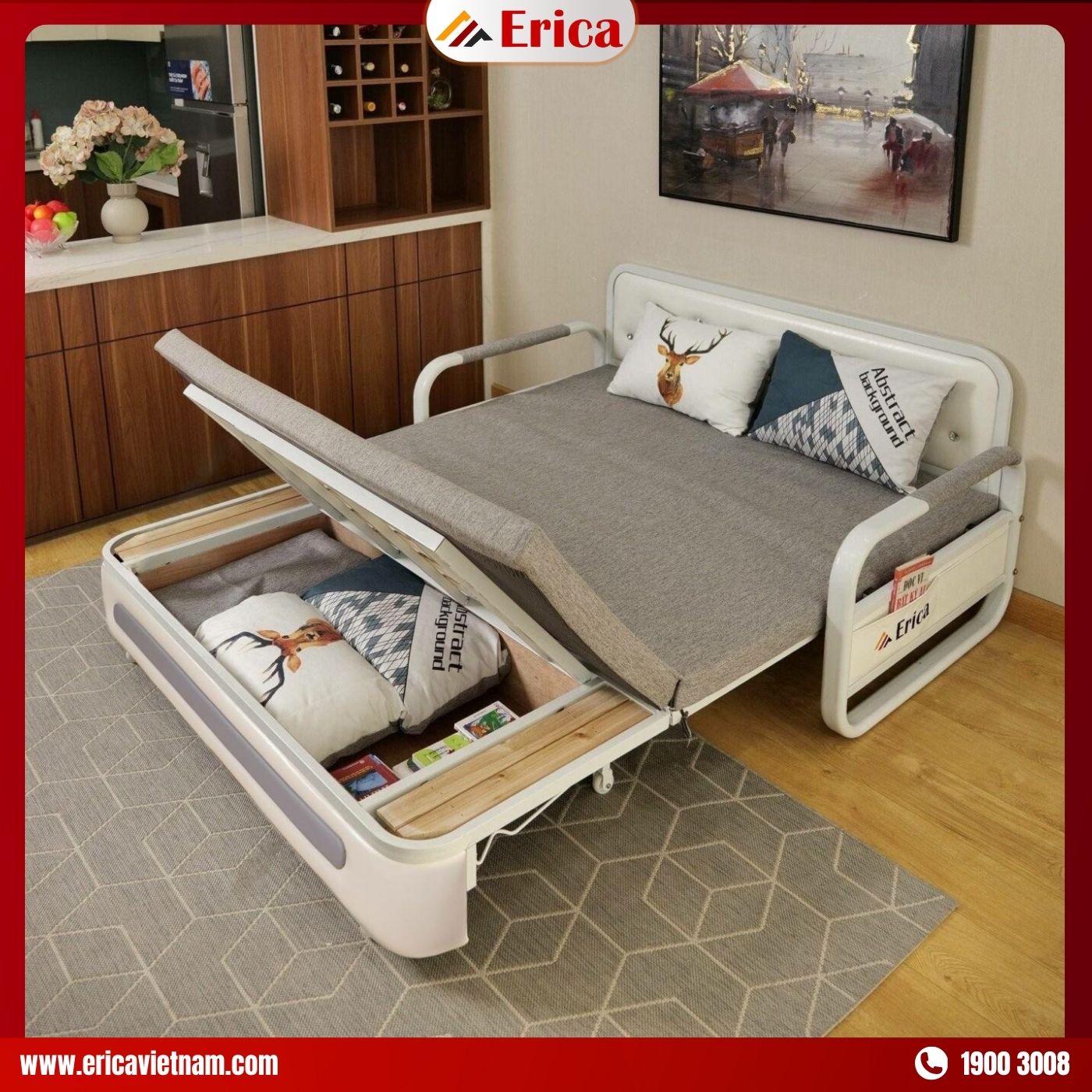 Sofa giường 1m2 tphcm Erica E5