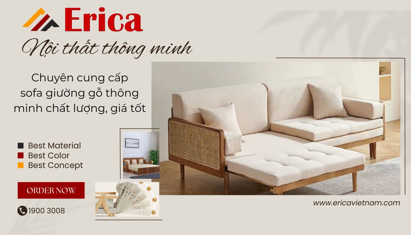 Địa chỉ mua Ghế sofa giường gỗ giá rẻ chất lượng