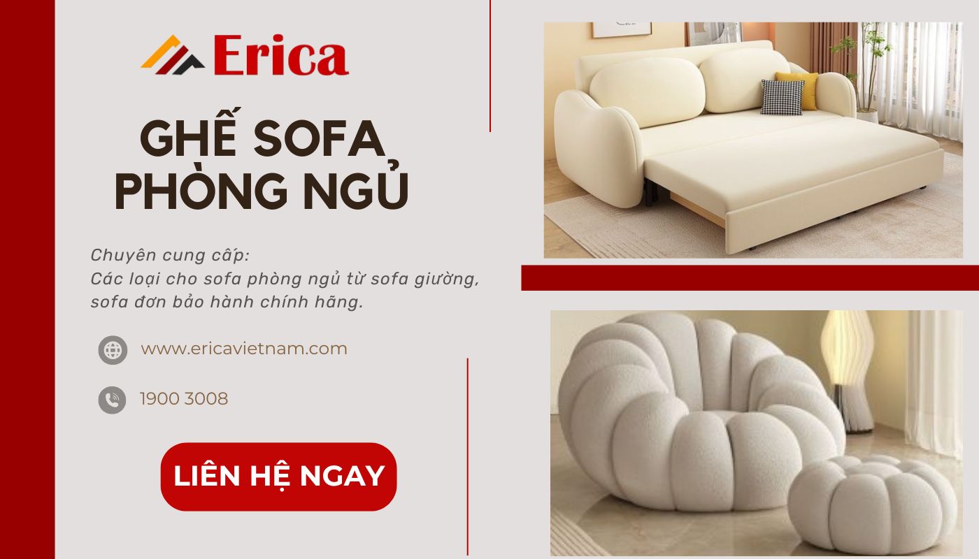 Mua sofa phòng ngủ tại Erica