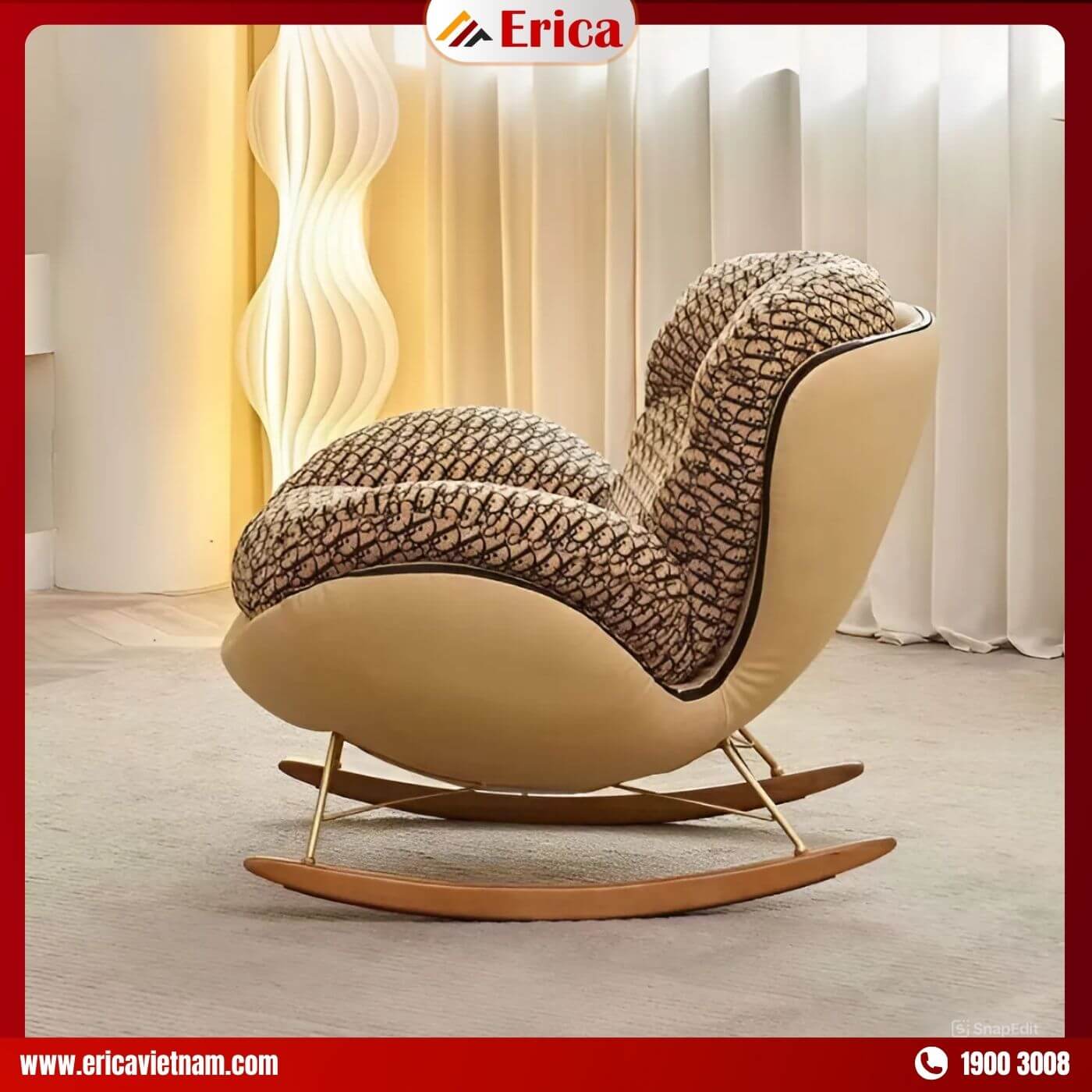 Sofa giá dưới 3 triệu thư giãn bập bênh ERICA – SD100