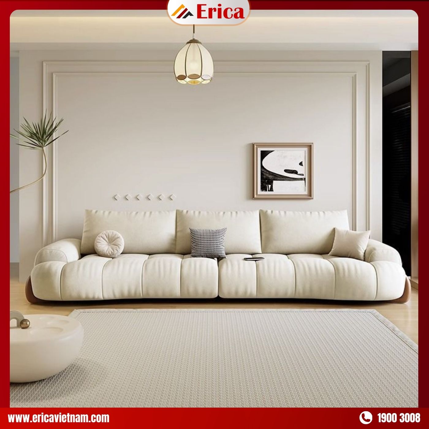 Mẫu sofa tối giản cho phòng khách