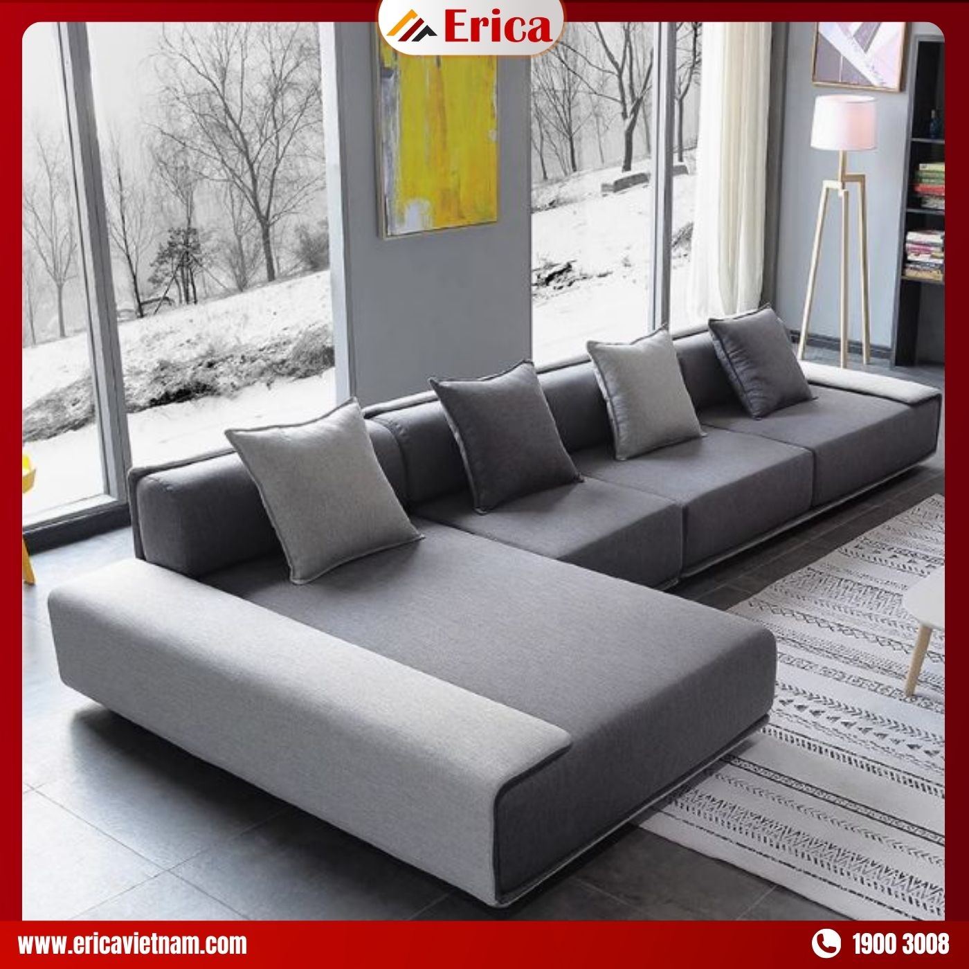 ghế sofa phong cách Minimalism cho phòng khách