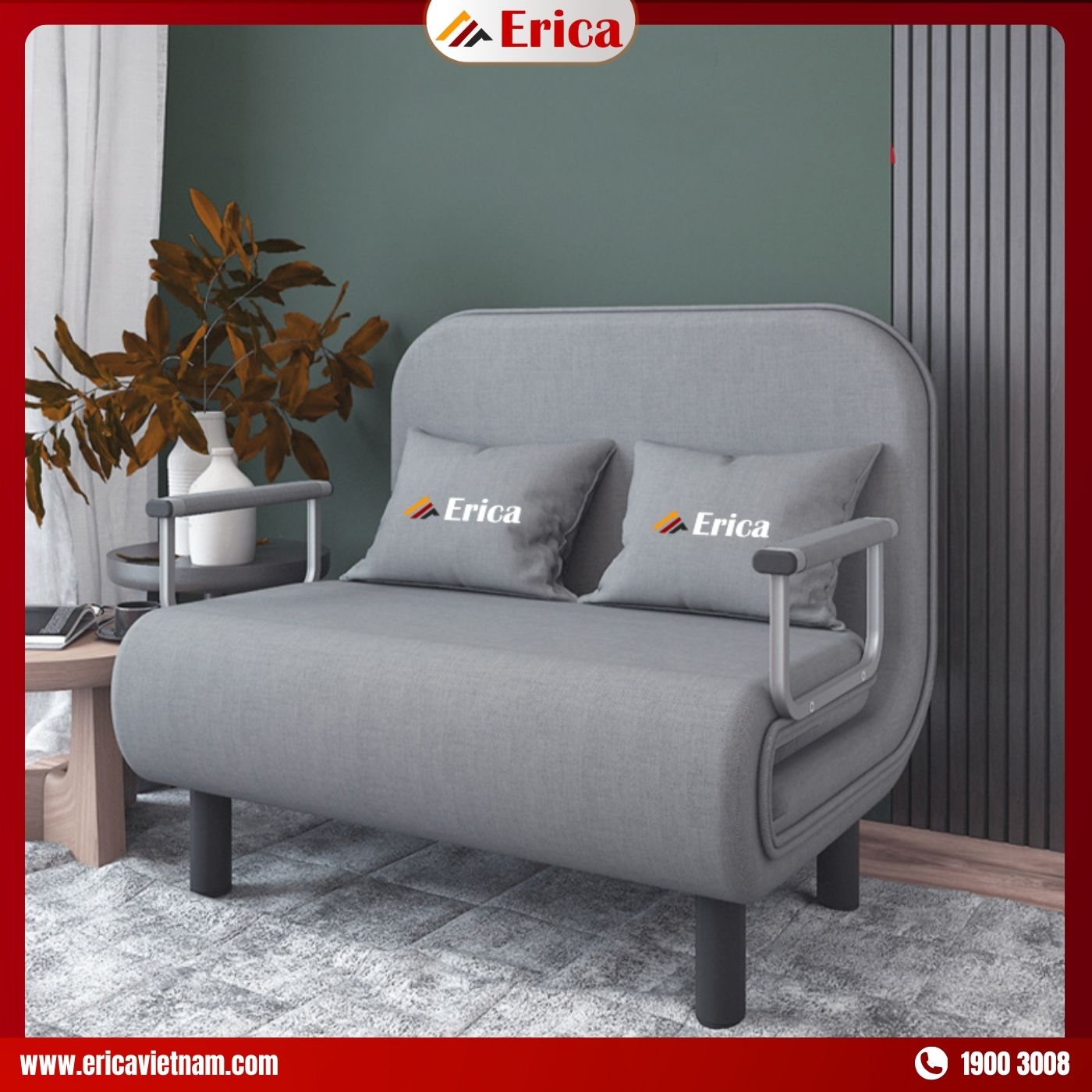 Bộ ghế giường sofa tối giản gấp gọn