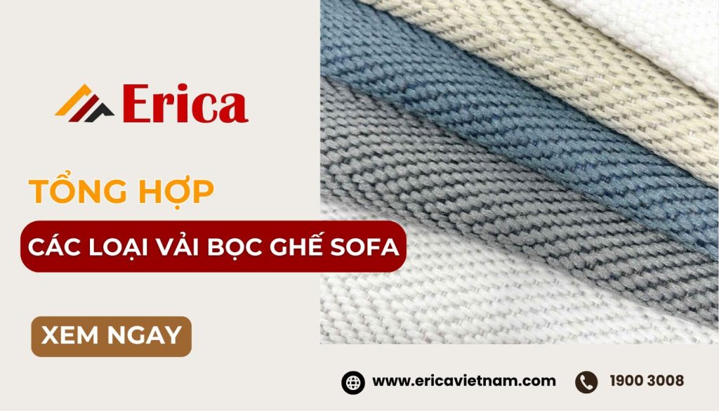 Top các loại vải bọc ghế sofa được ưa chuộng hiện nay