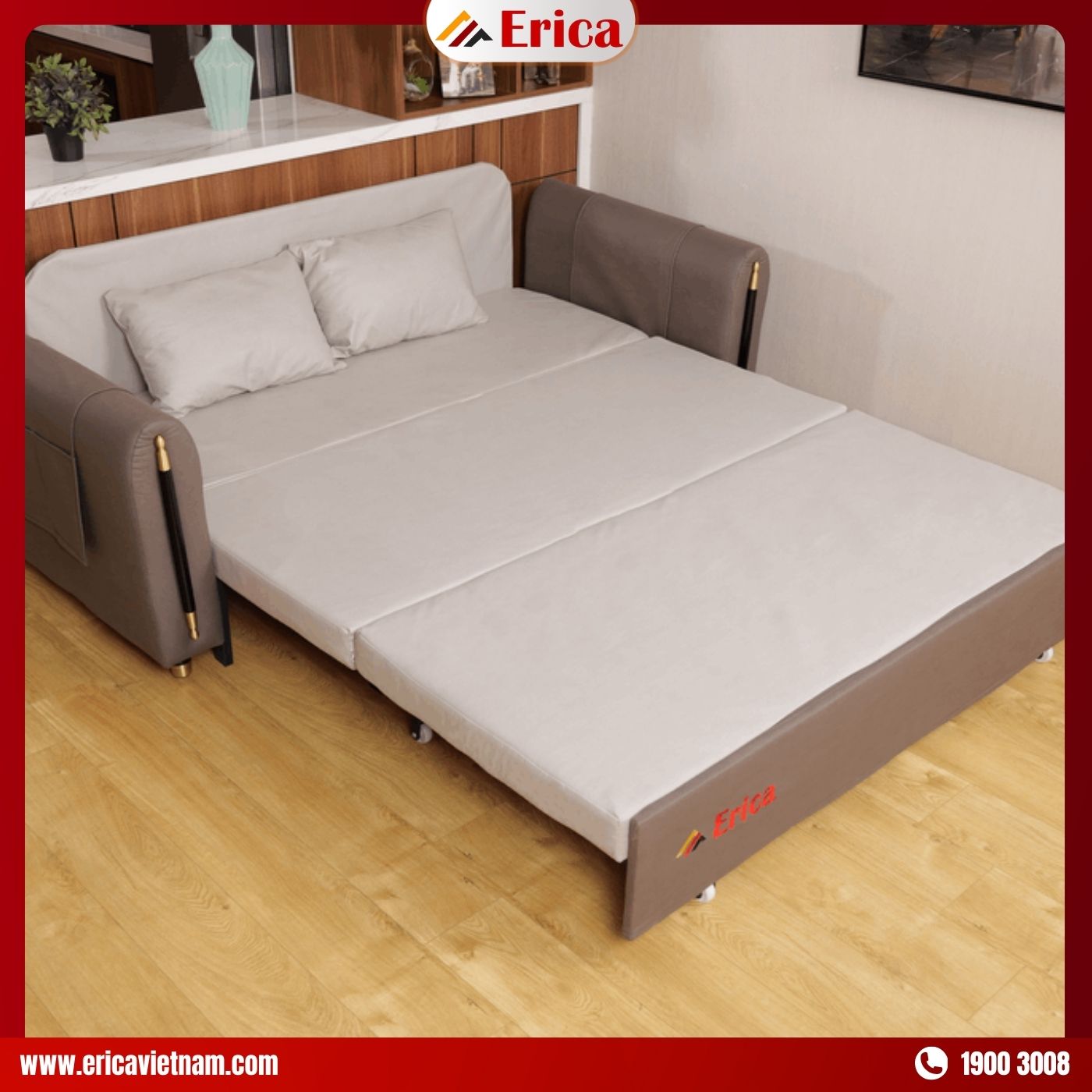  ERICA – ED11 là mẫu ghế sopha kết hợp giường ngủ phong cách Hàn Quốc