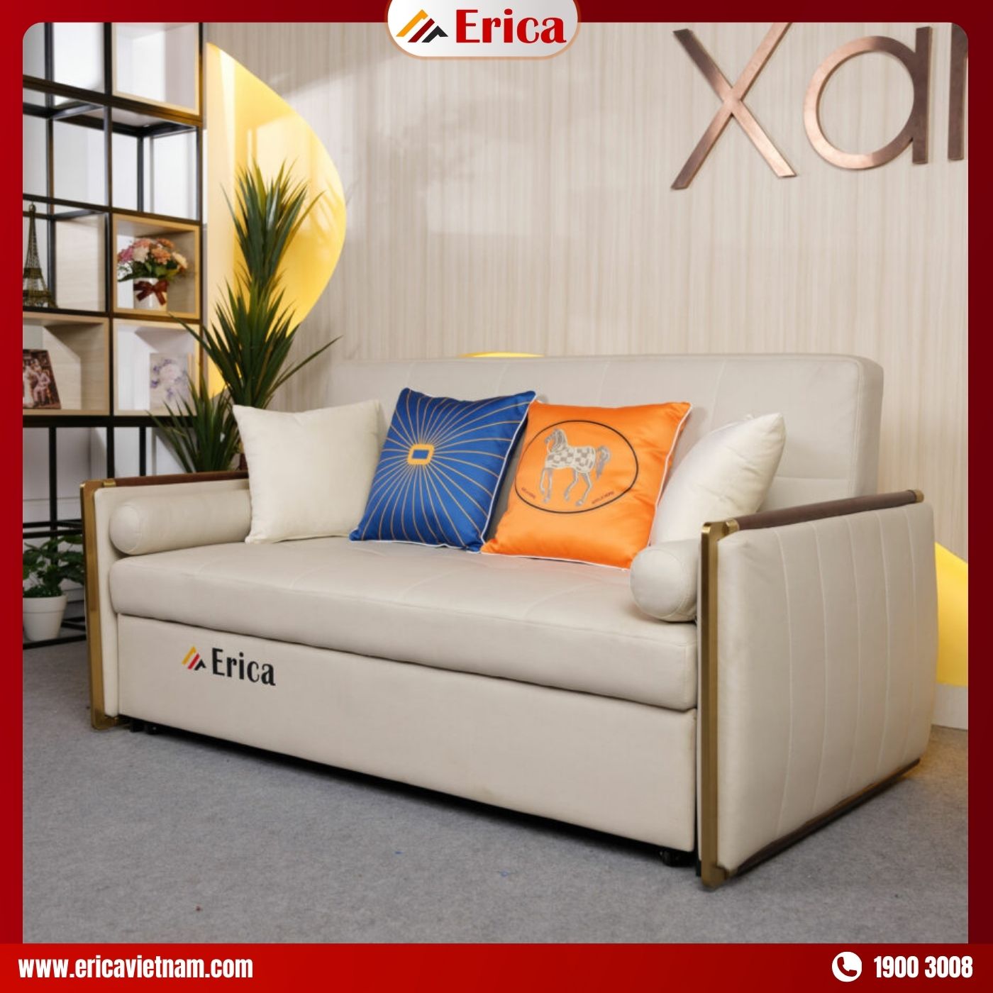 Sofa da kiểu Ý cao cấp ERICA – LX9