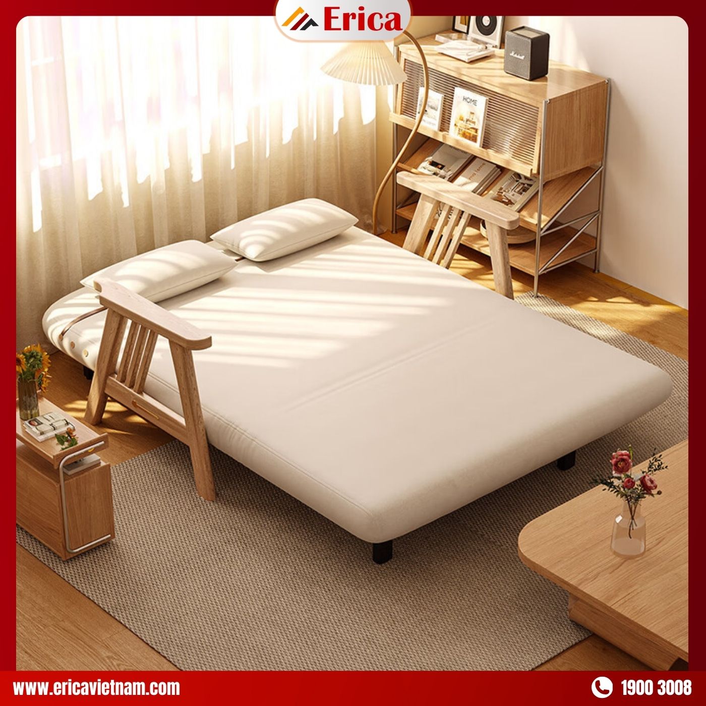 ERICA - SD930 thoải mái cho 1 người nằm, màu sắc đẹp mắt