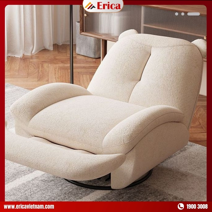 Sofa phòng khách màu trắng hình gấu Erica ST158