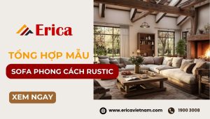 Tổng hợp mẫu ghế sofa gỗ phong cách Rustic mộc mạc đặc trưng