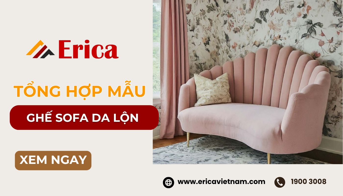 Ghế sofa da lộn là gì? 35 Mẫu ghế sofa da lộn đẹp, cao cấp