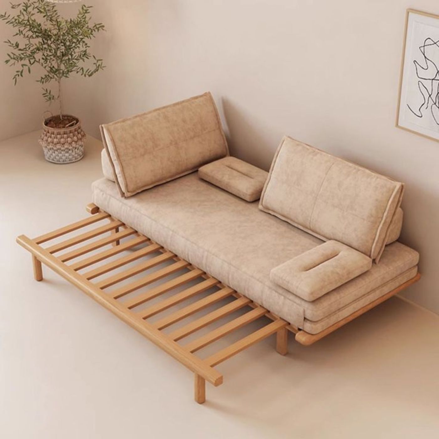 Thiết kế sopha bed kiểu Nhật sẽ tiện lợi, nhỏ gọn