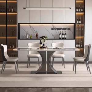 Bộ Bàn Ăn Mặt Đá Cao Cấp Erica - DP24