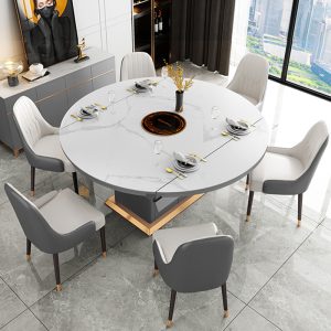 Bàn tròn gấp mở rộng thông minh Erica - DP23