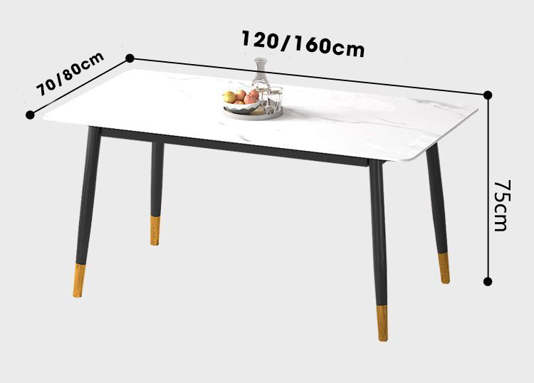 Kích Thước Bộ bàn ghế ăn mặt đá