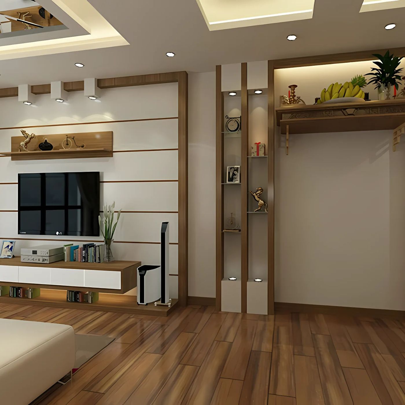 Không nên đặt sofa phòng khách dưới bàn thờ Không nên đặt sofa phòng khách dưới bàn thờ