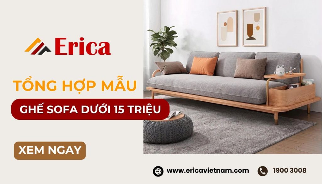 Mẫu Ghế Sofa Dưới 15 Triệu Đẹp, Chất Lượng