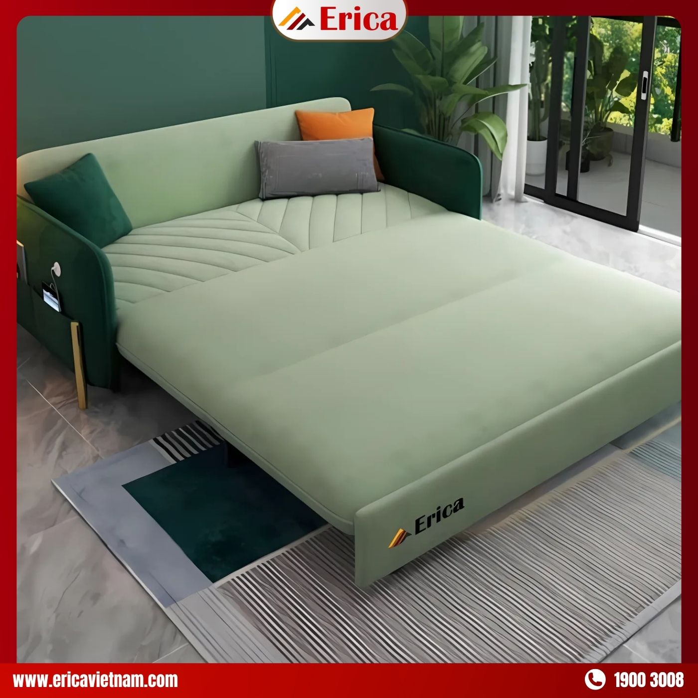 Ghế sofa 15 triệu gỗ kiêm giường Ghế sofa 15 triệu gỗ kiêm giường