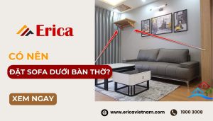 Vì sao không nên kê sofa dưới bàn thờ?