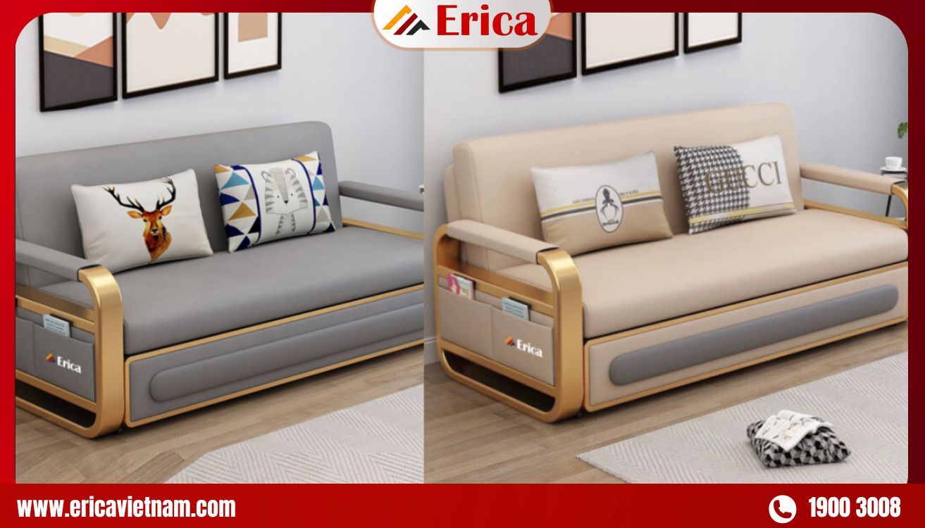 Khung sofa kim loại chắc chắn