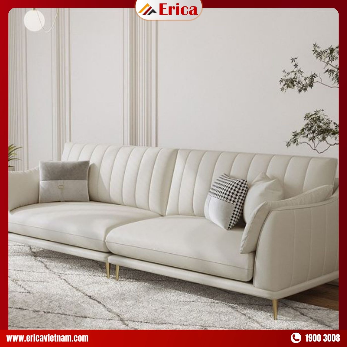 Ghế sofa băng 1 mét 8 ERICA SB33