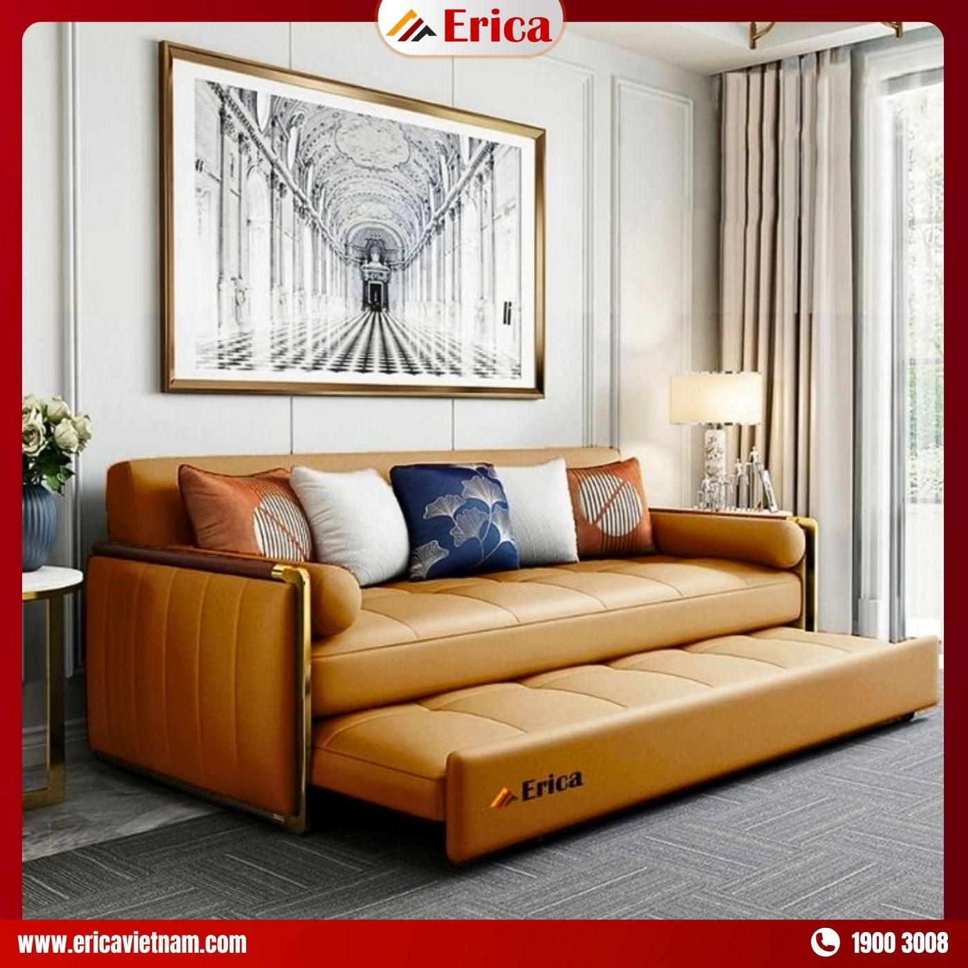 Sofa băng 1m4 LX2 toát lên vẻ ấm áp và cổ điển Sofa băng 1m4 LX2 toát lên vẻ ấm áp và cổ điển
