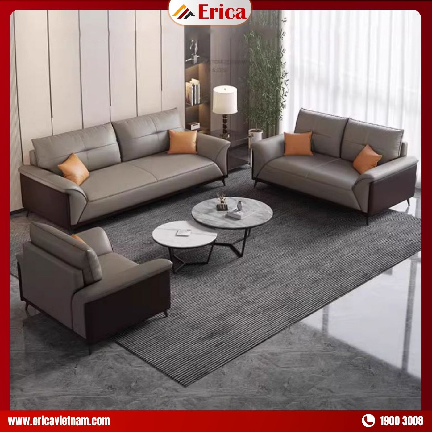 mẫu sofa phòng khách đẹp ERICA PK05 mẫu sofa phòng khách đẹp ERICA PK05
