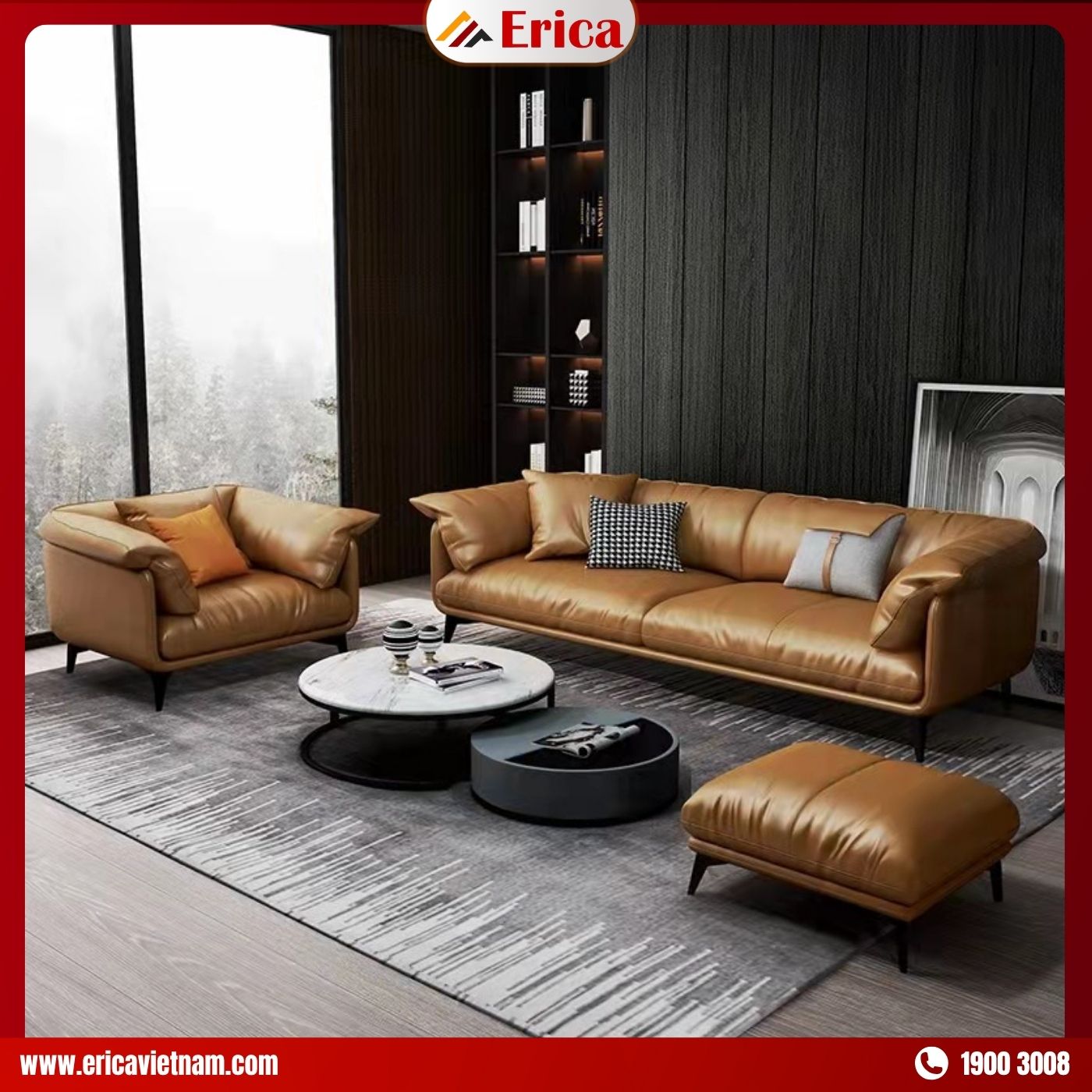 bàn ghế sofa phòng khách ERICA PK10 hiện đại, cao cấp bàn ghế sofa phòng khách ERICA PK10 hiện đại, cao cấp