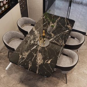 Bộ Bàn Ăn Mặt Đá Cao Cấp ODBA14