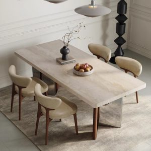 Bàn ăn đá tự nhiên Wabi-Sabi ODBA16