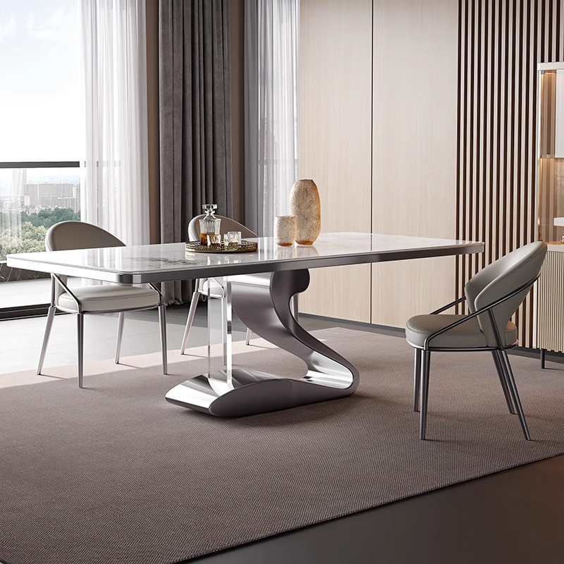 Bộ bàn ăn mặt đá ODBA18