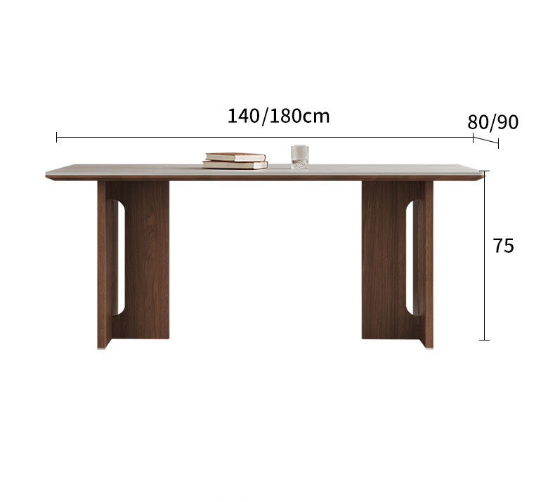 Kích thước bộ bàn ghế ăn gỗ ODBA13