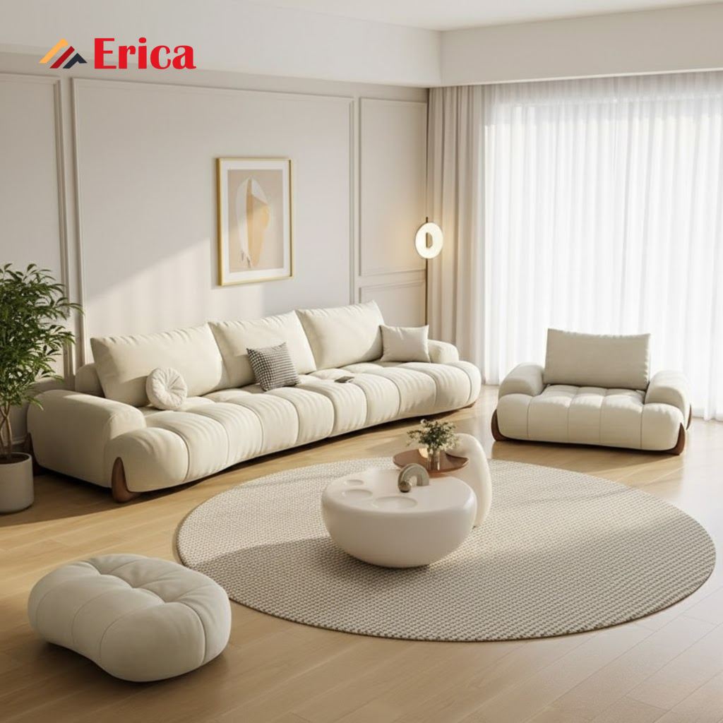 bộ sofa tối giản phong cách Scandinavian