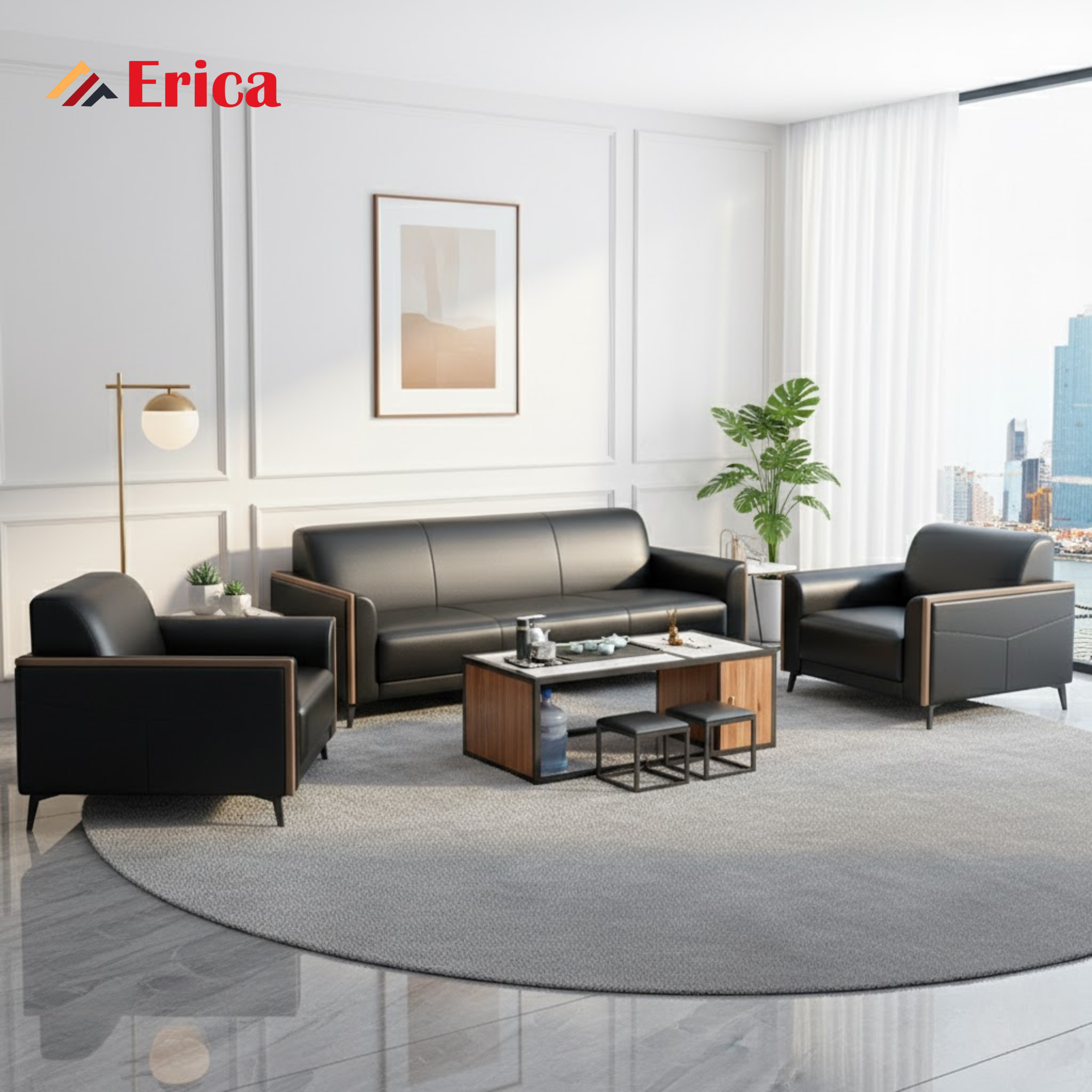 Trọn bộ sofa phòng khách đẹp