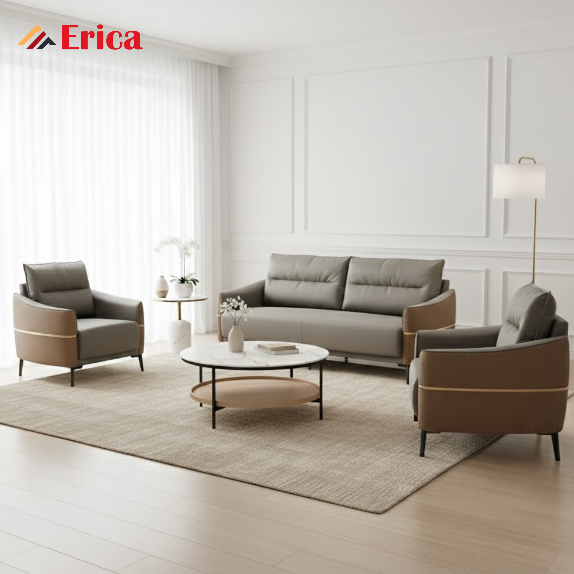 Bộ ghế sofa phòng khách cao cấp